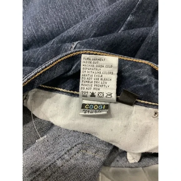 Coogi Dark‎ Blue Denim Capris - Size 20W Women's - Picture 7 of 7